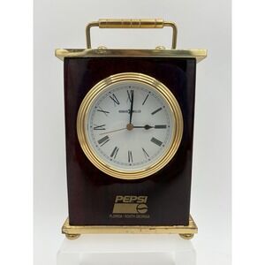 Pepsi Florida South‎ Georgia - Howard Miller Rosewood Bracket Tabletop Clock